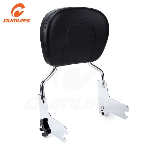 oumurs motorcycle passenger backrest sissy bar chrome cushion pad for street electra glide road king touring 1997-2008
oumurs motorcycle passenger backrest sissy bar chrome cushion pad for street electra glide road king touring 1997-2008