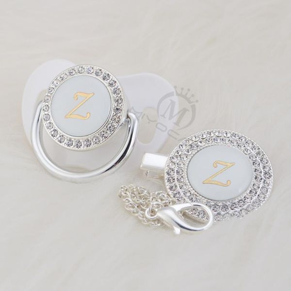 miyocar gold bling name initial letter z elegant silver bling pacifier and pacifier clip bpa dummy sgs pass lz-1
miyocar gold bling name initial letter z elegant silver bling pacifier and pacifier clip bpa dummy sgs pass lz-1