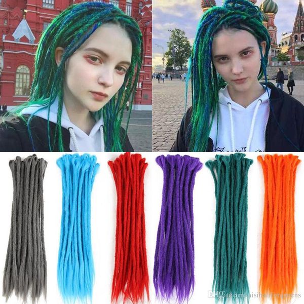 fashion 24 inch dreadlocks hair extension for women and men handmade dreads kanekalon braiding hair 1 strand crochet braids hairstyles, Black
fashion 24 inch dreadlocks hair extension for women and men handmade dreads kanekalon braiding hair 1 strand crochet braids hairstyles, Black