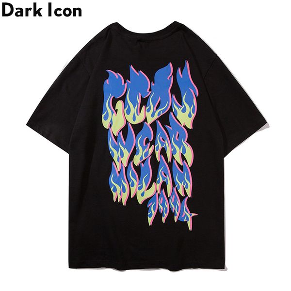 dark icon gradient flame hip hop t-shirt men summer streetwear men's tshirt cotton tee shirts, White;black
dark icon gradient flame hip hop t-shirt men summer streetwear men's tshirt cotton tee shirts, White;black