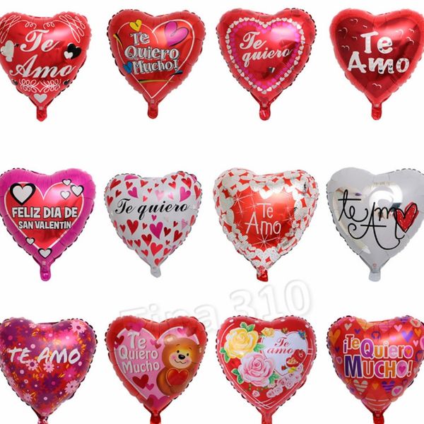 18-inch spanish valentine's day balloon wedding decoration balloon stylish eco-friendly aluminum film balloon children's toy t2i50
18-inch spanish valentine's day balloon wedding decoration balloon stylish eco-friendly aluminum film balloon children's toy t2i50