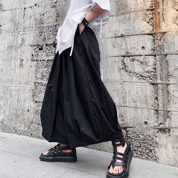 men loose casual black wide leg pants male streetwear hip hop punk gothic skirt pants japan style kimono trousers
men loose casual black wide leg pants male streetwear hip hop punk gothic skirt pants japan style kimono trousers