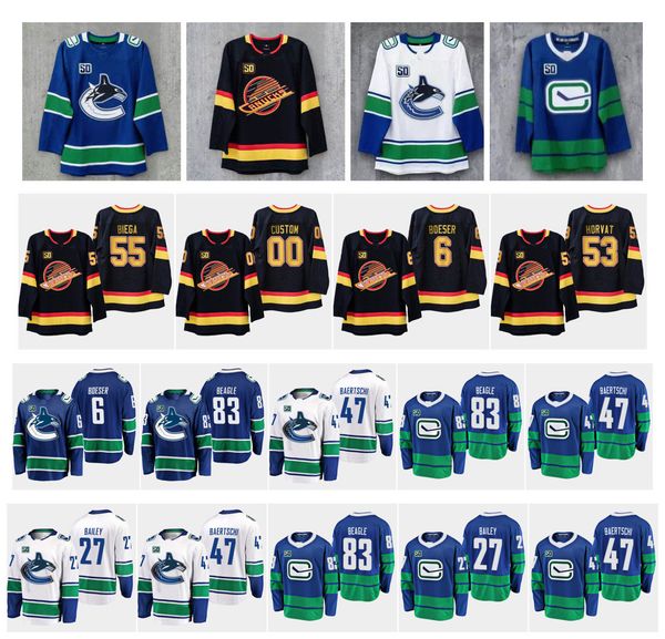 50th season patch nhl vancouver canucks jersey elias pettersson bo horvat brock boeser antoine roussel alexander edler jake virtanen roussel, Black;red
50th season patch nhl vancouver canucks jersey elias pettersson bo horvat brock boeser antoine roussel alexander edler jake virtanen roussel, Black;red