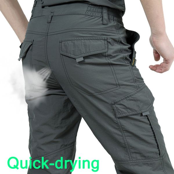breathable waterproof quick dry casual pants men summer style long trousers men's tactical cargo pants with pockets, Black
breathable waterproof quick dry casual pants men summer style long trousers men's tactical cargo pants with pockets, Black