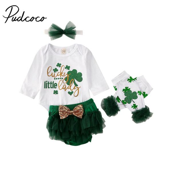 st.patrick's day costume for new born infant baby girl kids clothes set long sleeve romper + tulle pp shorts outfits, White
st.patrick's day costume for new born infant baby girl kids clothes set long sleeve romper + tulle pp shorts outfits, White