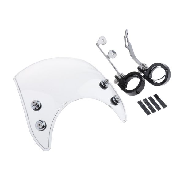 plastic windscreen windshield 5 inch headlight fairing panel 39-41mm fork mount for harley sportster xl 883 1200 xl48 72 (transparent
plastic windscreen windshield 5 inch headlight fairing panel 39-41mm fork mount for harley sportster xl 883 1200 xl48 72 (transparent