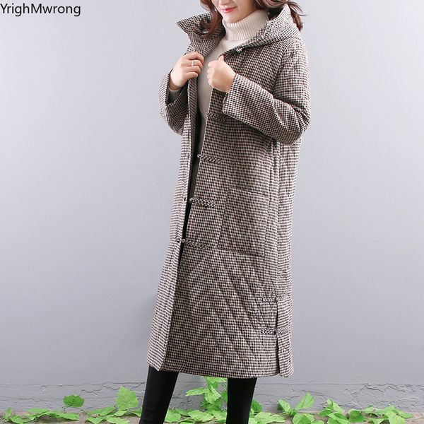 women winter cotton padded thick parka warm plaid vintage cheongsam single breasted long parkas coat windbreaker overcoat ropa, Tan;black
women winter cotton padded thick parka warm plaid vintage cheongsam single breasted long parkas coat windbreaker overcoat ropa, Tan;black