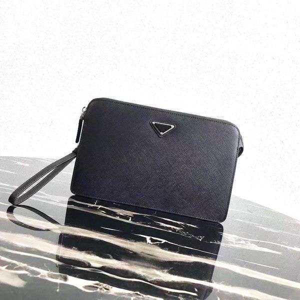 classic men's zipper handbag italian designer designer men's clutch bag fashion business trend style front triangle decoration
classic men's zipper handbag italian designer designer men's clutch bag fashion business trend style front triangle decoration