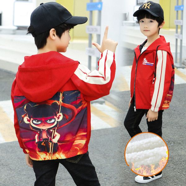 children's clothing autumn and winter coats cartoon printing thickening plus velvet jacket fashion outwear warm windbreaker, Blue;gray
children's clothing autumn and winter coats cartoon printing thickening plus velvet jacket fashion outwear warm windbreaker, Blue;gray