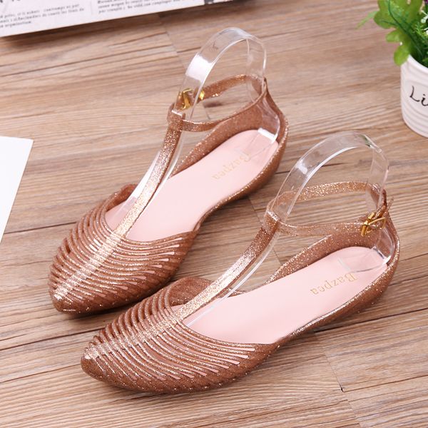 пляжная обувь женщины остроконечные пят jelly сандалии летняя мода смола shinny flat слайды размер 36 ~ 40, Black
пляжная обувь женщины остроконечные пят jelly сандалии летняя мода смола shinny flat слайды размер 36 ~ 40, Black