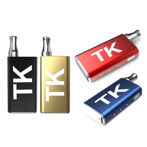 Original TK Battery Vape Box Mod 400mAh VV Battery for Thick Oil Cartridges Carts E Cigarette With USB Charger dhl
Original TK Battery Vape Box Mod 400mAh VV Battery for Thick Oil Cartridges Carts E Cigarette With USB Charger dhl