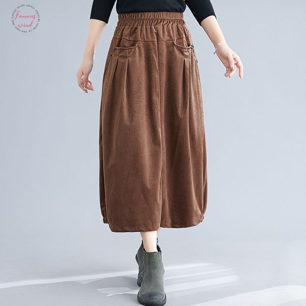 corduroy skirts for women elastic waist pockets 2019 autumn new solid color vintage women cloths bud skirts, Black
corduroy skirts for women elastic waist pockets 2019 autumn new solid color vintage women cloths bud skirts, Black