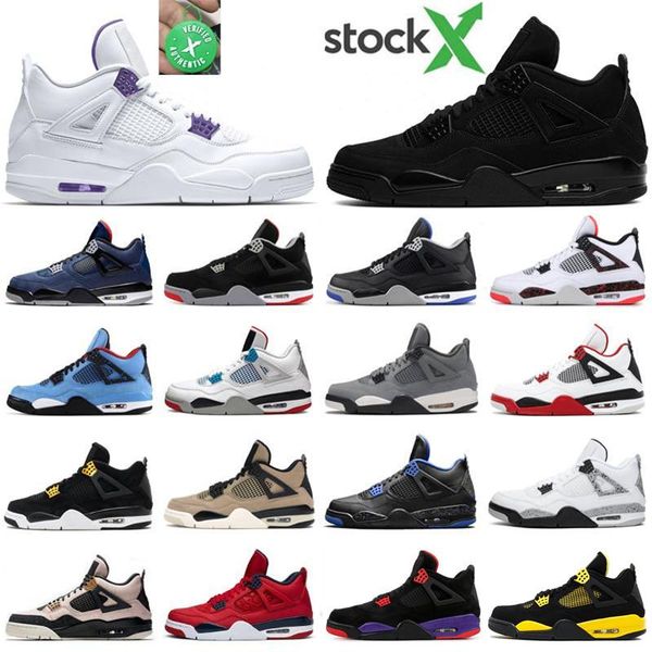 New 4s black cat jumpman 4 mens basketball shoes Court Purple Bred Cactus Jack Royalty Loyal Blue men women athletic sports sneaker
New 4s black cat jumpman 4 mens basketball shoes Court Purple Bred Cactus Jack Royalty Loyal Blue men women athletic sports sneaker