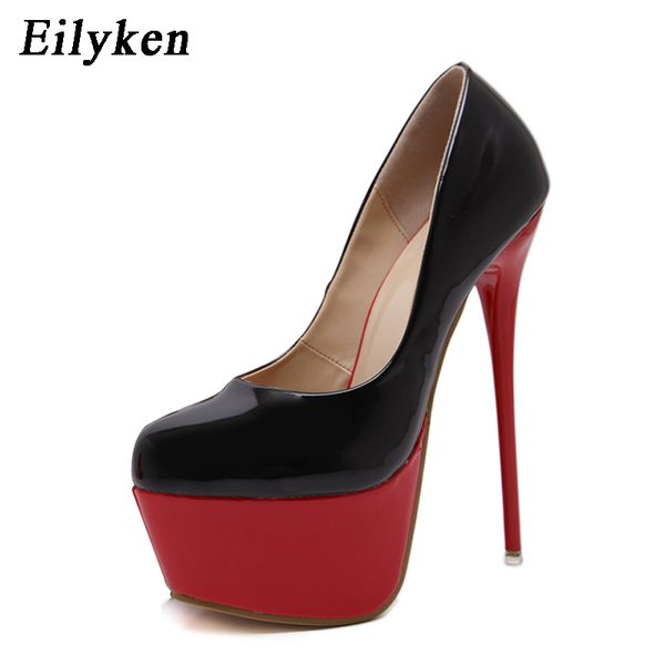 eilyken woman gladiator pumps extreme high heels designer shoes platform pumps stiletto female valentine shoes size 34-40, Black
eilyken woman gladiator pumps extreme high heels designer shoes platform pumps stiletto female valentine shoes size 34-40, Black