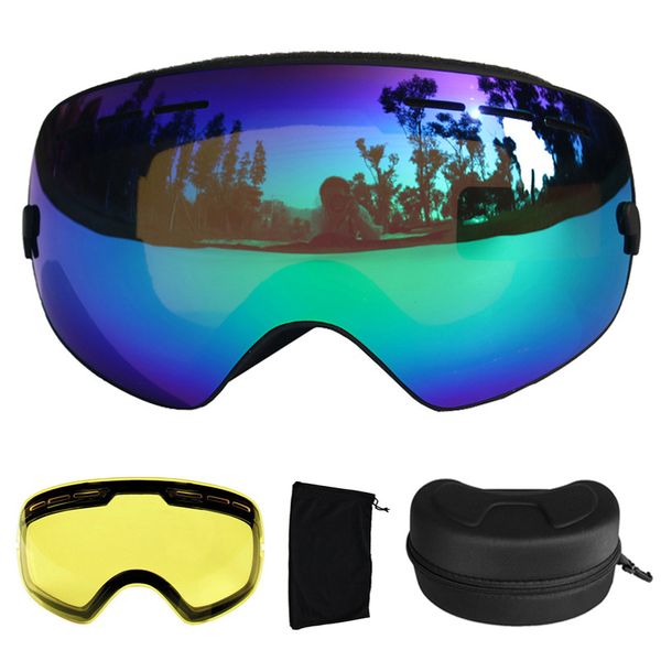 ski goggles uv400 ski glasses double lens anti-fog skiing snowboard goggles eyewear with a box and a extra lens
ski goggles uv400 ski glasses double lens anti-fog skiing snowboard goggles eyewear with a box and a extra lens