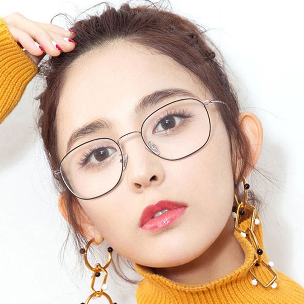 anti blue ray glasses vintage optical eyeglasses women men frame oval square metal spectacles female eyeglasses, White;black
anti blue ray glasses vintage optical eyeglasses women men frame oval square metal spectacles female eyeglasses, White;black