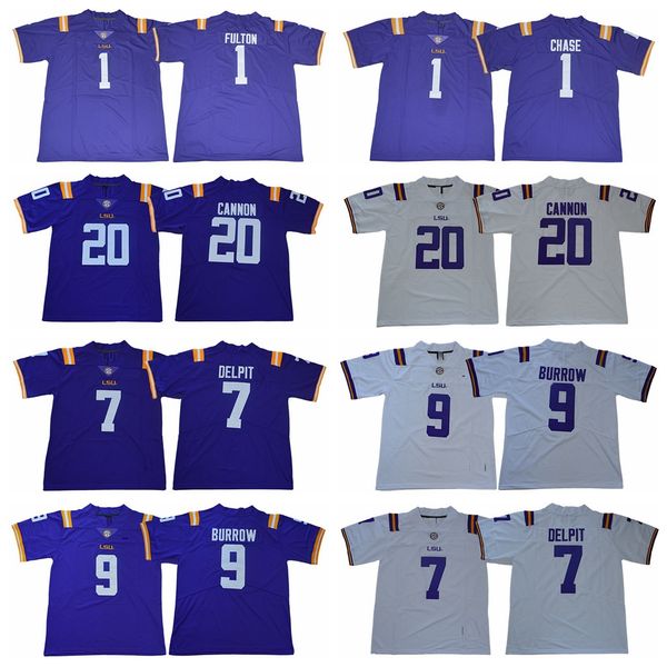 2020 lsu tigers legend 20 billy cannon 1 kristian fulton 1 ja'marr chase 9 joe burrow 7 grant delpit college football jerseys, Black
2020 lsu tigers legend 20 billy cannon 1 kristian fulton 1 ja'marr chase 9 joe burrow 7 grant delpit college football jerseys, Black