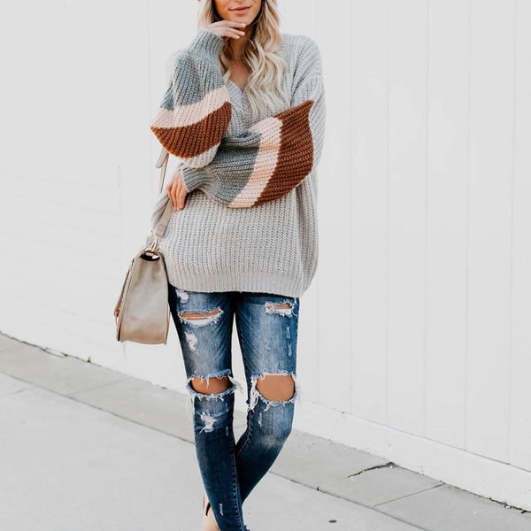 cotton women knitwear womens loose hollow solid gray outwear sweater ladies strip long sleeve warm winter casual pullove sweater, White;black
cotton women knitwear womens loose hollow solid gray outwear sweater ladies strip long sleeve warm winter casual pullove sweater, White;black