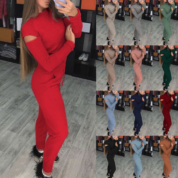 womens two piece sets 2019 new winter fur sweater suits open shoulder sleeve jumper and pants knitted suit, Black;blue
womens two piece sets 2019 new winter fur sweater suits open shoulder sleeve jumper and pants knitted suit, Black;blue