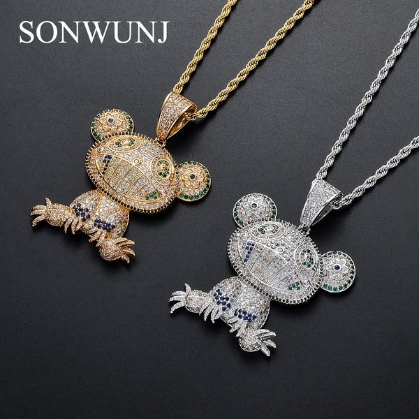 Bling bling лягушка кулон латунь микро проложить с CZ камни ожерелье ювелирные изделия
Bling bling лягушка кулон латунь микро проложить с CZ камни ожерелье ювелирные изделия