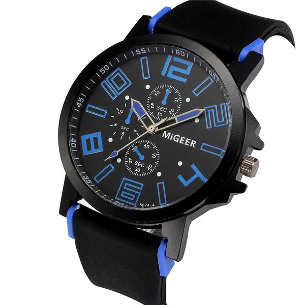 migeer men fashion silicone strap sport quartz watches casual cool hours charm wrist analog watch selling a4, Slivery;brown
migeer men fashion silicone strap sport quartz watches casual cool hours charm wrist analog watch selling a4, Slivery;brown
