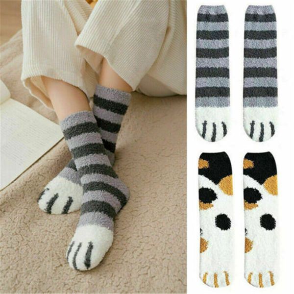 AprilGrass 1 pair of plush coral fleece socks female tube socks autumn and winter cat claws cute thick warm sleeping floor sleep socks lady
AprilGrass 1 pair of plush coral fleece socks female tube socks autumn and winter cat claws cute thick warm sleeping floor sleep socks lady