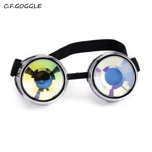c.f.goggle 2019 new retro gothic welding steampunk round silver frame kaleidoscope lens windproof goggles cosplay party, White;black
c.f.goggle 2019 new retro gothic welding steampunk round silver frame kaleidoscope lens windproof goggles cosplay party, White;black