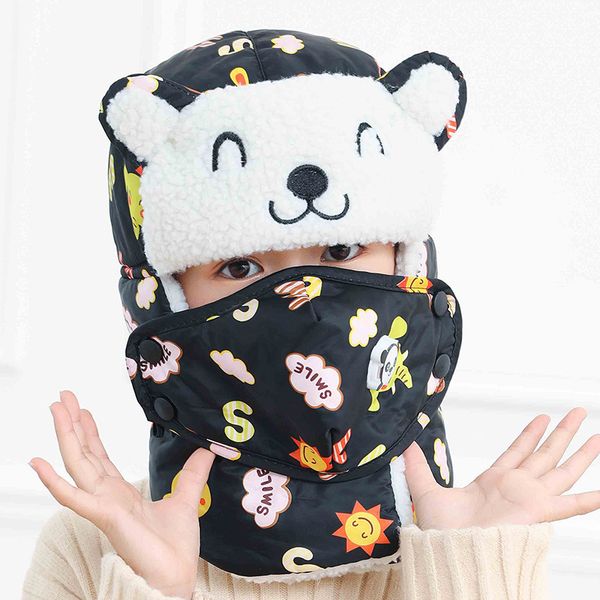 cute bear face bomber hats for kids winter hats boys girls cap with scarf neck cotton snow cap cotton earflaps russian hats mask ly191228, Blue;gray
cute bear face bomber hats for kids winter hats boys girls cap with scarf neck cotton snow cap cotton earflaps russian hats mask ly191228, Blue;gray