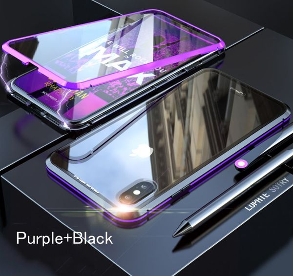 luxury front +back 360 magnetic adsorption metal glass case for iphone 7 8 6 plus phone case for iphone 11 pro max xr x xs max cover
luxury front +back 360 magnetic adsorption metal glass case for iphone 7 8 6 plus phone case for iphone 11 pro max xr x xs max cover