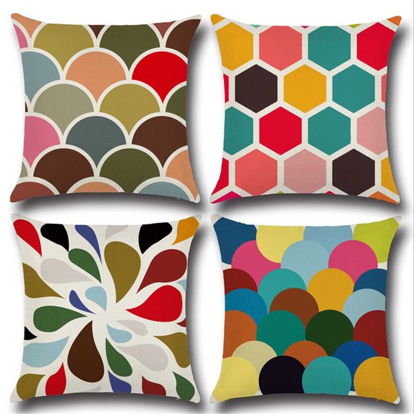 geometric colorful decorative throw pillows sofa office chair cushion home decor linen cotton pouf coussin almofada 45x45cm d249
geometric colorful decorative throw pillows sofa office chair cushion home decor linen cotton pouf coussin almofada 45x45cm d249