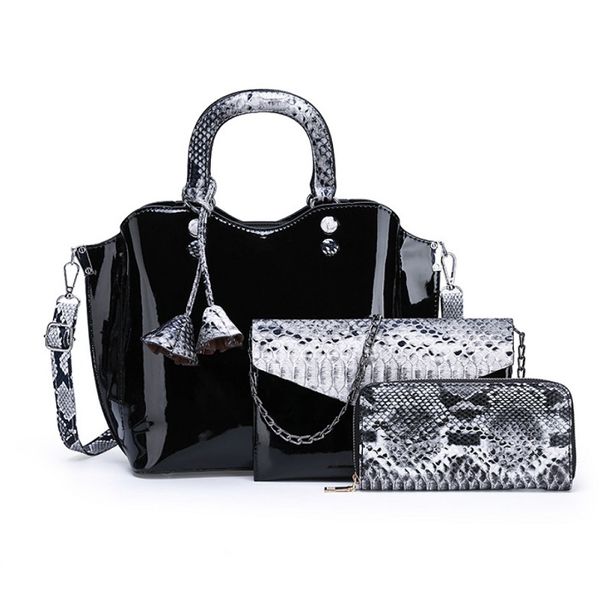 women's fashion shoulder bag european and american wind snake pattern three-piece suit ladies handbags flowers tassel shoulder bag whol
women's fashion shoulder bag european and american wind snake pattern three-piece suit ladies handbags flowers tassel shoulder bag whol