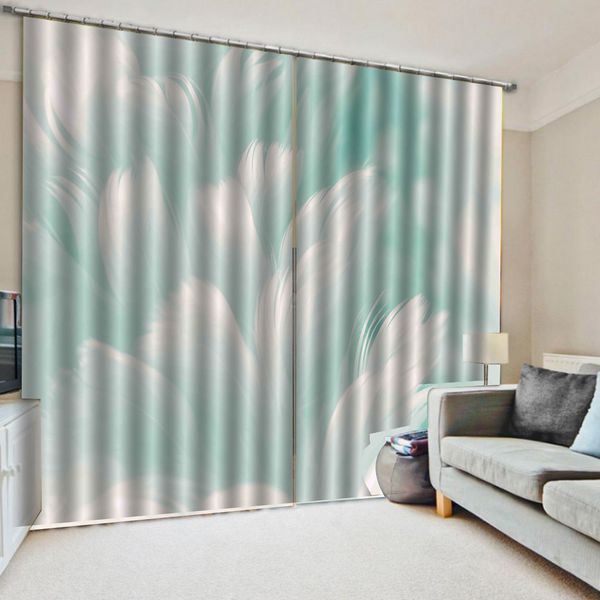 3d living room curtain simple hand-painted fantasy white feathers decorative interior beautiful blackout curtains
3d living room curtain simple hand-painted fantasy white feathers decorative interior beautiful blackout curtains
