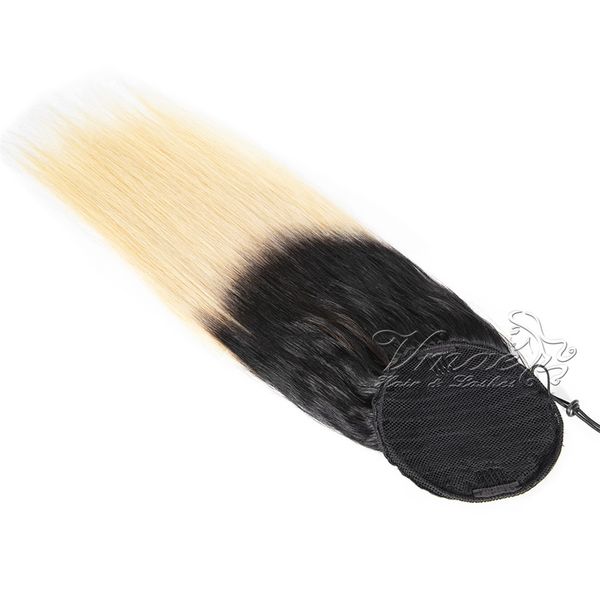 straight clip in peruvian blonde 1b 613 2 100g-160g tone ombre elastic band virgin human hair extension drawstring ponytails, Black
straight clip in peruvian blonde 1b 613 2 100g-160g tone ombre elastic band virgin human hair extension drawstring ponytails, Black