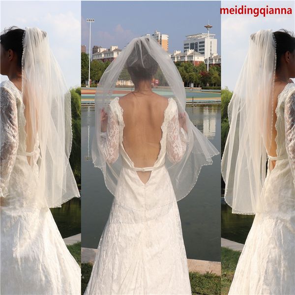 elegant white ivory champagne purple pink red black wedding veil nice one-tier pearl edge hip length meidingqianna brand bridal veil
elegant white ivory champagne purple pink red black wedding veil nice one-tier pearl edge hip length meidingqianna brand bridal veil