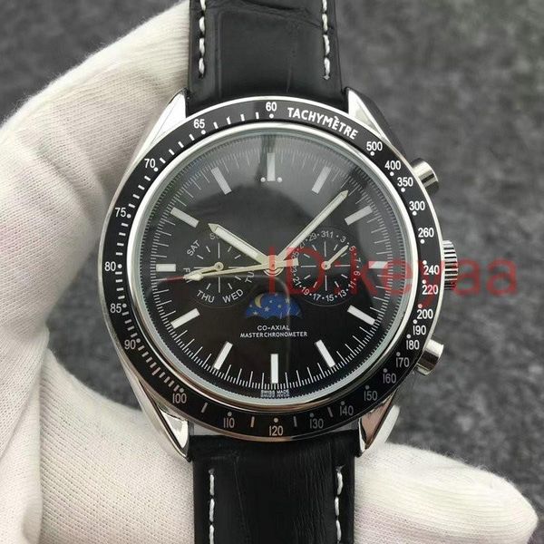 leather luxury speed moon mechanical mens designer stainless steel automatic movement watch sports watches self-wind wristwatches, Slivery;brown
leather luxury speed moon mechanical mens designer stainless steel automatic movement watch sports watches self-wind wristwatches, Slivery;brown