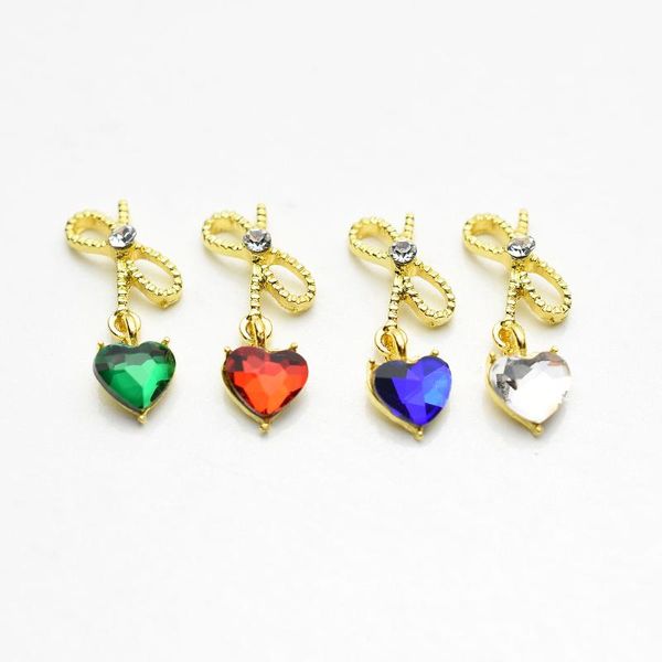 10pcs gold bowknot red green 3d nail art decorations with rhinestone crystal pendant heart charms nails accessories diy manicure, Silver;gold
10pcs gold bowknot red green 3d nail art decorations with rhinestone crystal pendant heart charms nails accessories diy manicure, Silver;gold