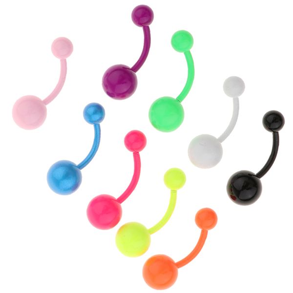 9 pieces multicolored stainless steel navel piercing belly rings earrings woman, Slivery;golden
9 pieces multicolored stainless steel navel piercing belly rings earrings woman, Slivery;golden