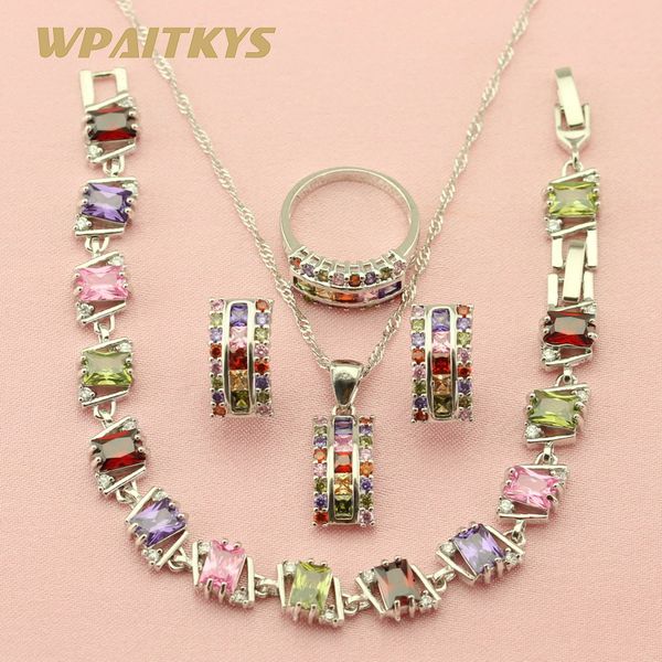 square multicolor cubic zirconia silver jewelry sets for women earring pendant necklace ring bracelet jewelry box wpaitkys
square multicolor cubic zirconia silver jewelry sets for women earring pendant necklace ring bracelet jewelry box wpaitkys