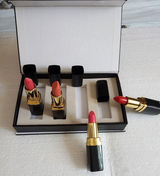 4pcs Lipstick set Matte lipstick luxury kit With Gift Box J2102