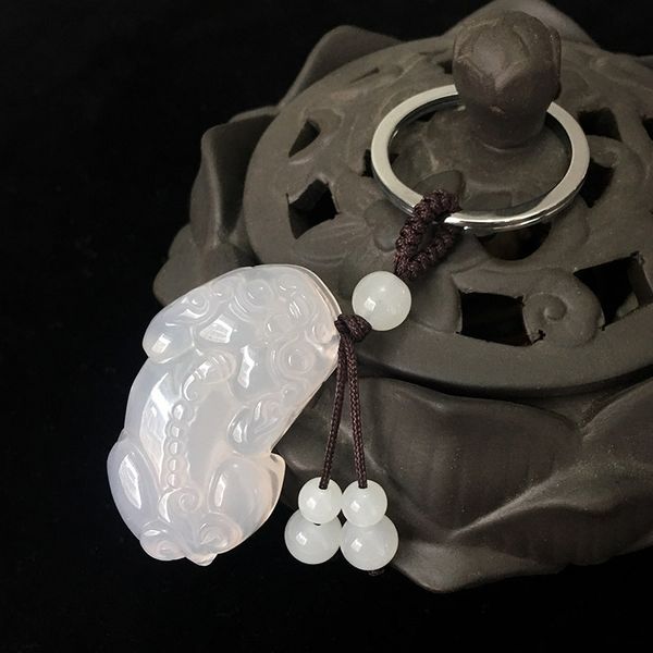 car keychain pendant pixiu agate jade grade creative couples waist hanging car yao chi quan lian accessories
car keychain pendant pixiu agate jade grade creative couples waist hanging car yao chi quan lian accessories