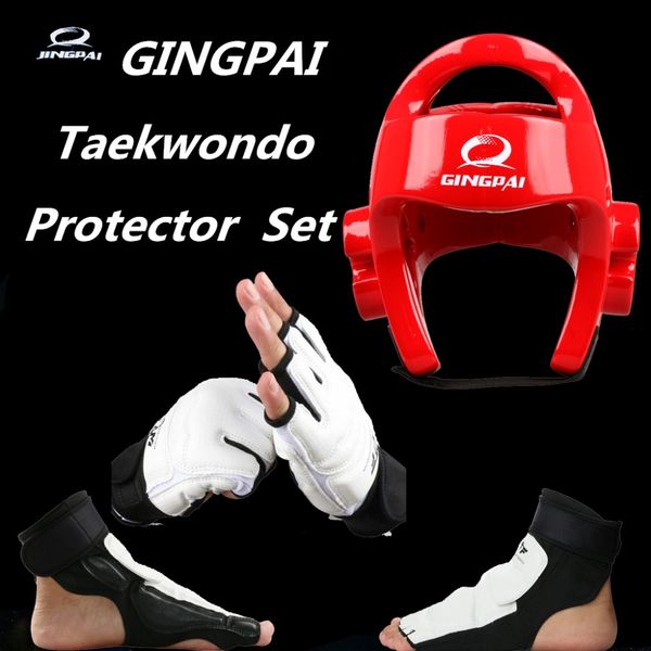 2 color taekwondo helmet male female pu leather fighting taekwondo protector 1 set hand& foot protector
2 color taekwondo helmet male female pu leather fighting taekwondo protector 1 set hand& foot protector