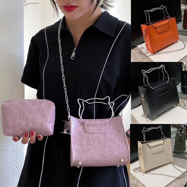 fashion handbags women's solid color large capacity leather shoulder bag two-piece bags for women 2020 bolsa feminina#g30
fashion handbags women's solid color large capacity leather shoulder bag two-piece bags for women 2020 bolsa feminina#g30
