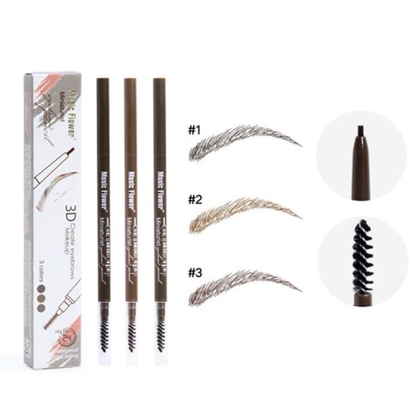 music flower 3colors tracing eyebrow pencil waterproof and natural with makeup eyebrow brush
music flower 3colors tracing eyebrow pencil waterproof and natural with makeup eyebrow brush