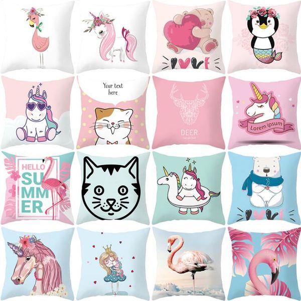 unicorn pillow case cushion covers christmas thanksgiving halloween 18 x 18 inches flamingo kitty two sides cute pillow cover tpr020
unicorn pillow case cushion covers christmas thanksgiving halloween 18 x 18 inches flamingo kitty two sides cute pillow cover tpr020
