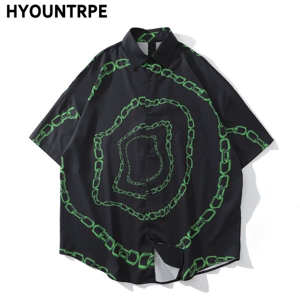 mens hip hop chain printed shirts new casual short sleeve collar vintage shirt hip hop loose harajuku streetwear men shirts, White;black
mens hip hop chain printed shirts new casual short sleeve collar vintage shirt hip hop loose harajuku streetwear men shirts, White;black