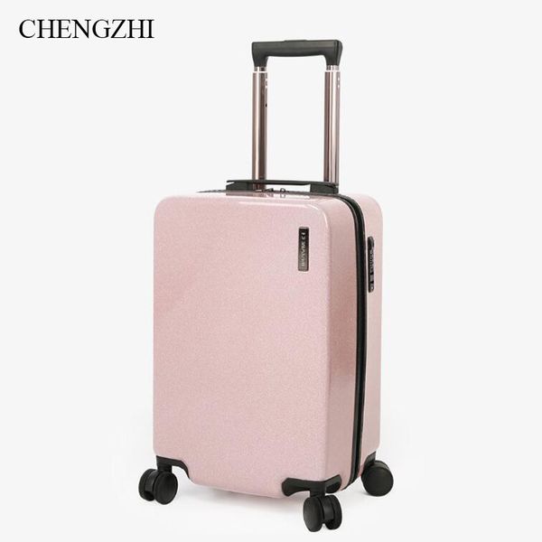 chengzhi 20"24" дюймов личность shinny девушки путешествия koffers чемодан spinner тележка багаж для путешествий
chengzhi 20"24" дюймов личность shinny девушки путешествия koffers чемодан spinner тележка багаж для путешествий