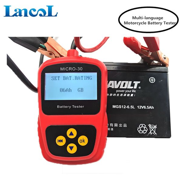 micro-30 цифровых мотоциклов тестер аккумулятора 12v портативный автомобиль тестер бесплатная доставка
micro-30 цифровых мотоциклов тестер аккумулятора 12v портативный автомобиль тестер бесплатная доставка