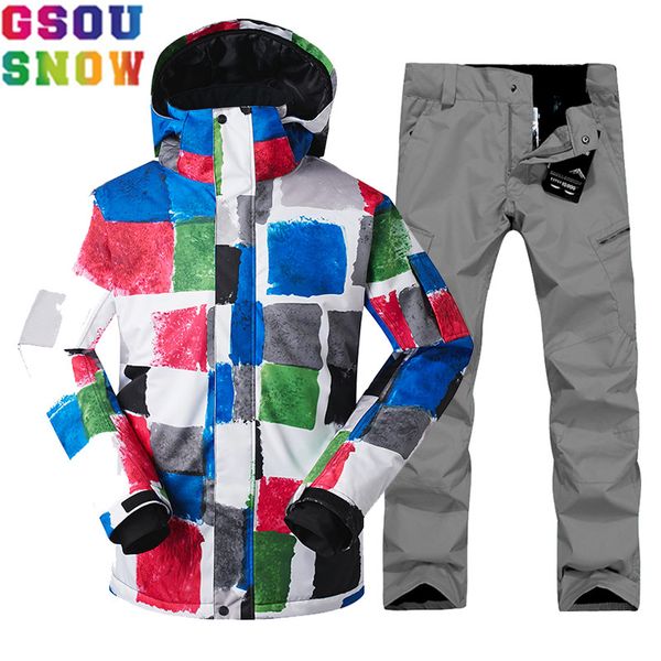 gsou snow brand winter ski suit men skiing jacket snowboarding pants male ski sets snowboard waterproof outdoor sport clothing
gsou snow brand winter ski suit men skiing jacket snowboarding pants male ski sets snowboard waterproof outdoor sport clothing