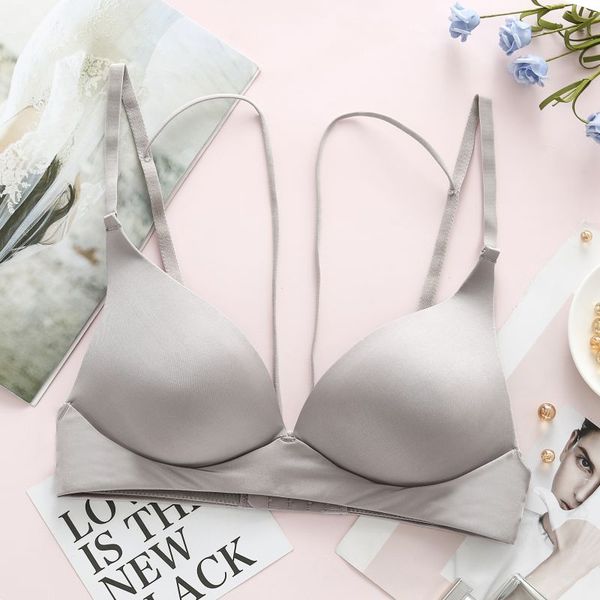 fashion new solid color thin smooth bc cup gathered bra without steel ring, Red;black
fashion new solid color thin smooth bc cup gathered bra without steel ring, Red;black