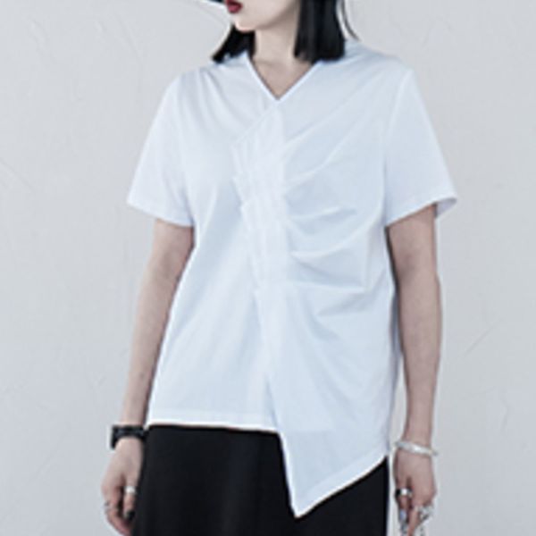 xuxi v-neck summer short sleeve t-shirt 2020 women new tshirt women with irregular hem loose loose thin vintage t shirt fz1837, White
xuxi v-neck summer short sleeve t-shirt 2020 women new tshirt women with irregular hem loose loose thin vintage t shirt fz1837, White